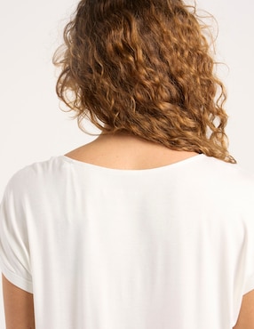 Blusa La Mode manga corta para mujer