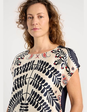 Blusa La Mode manga corta para mujer