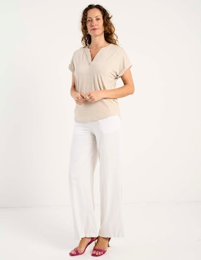 Blusa La Mode manga corta para mujer