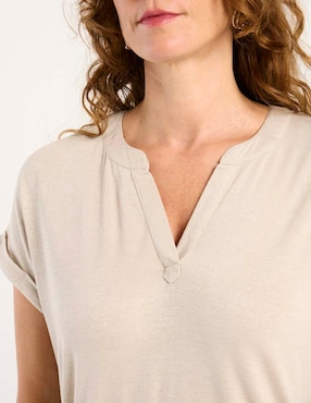 Blusa La Mode manga corta para mujer
