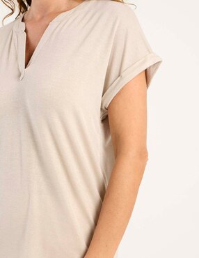 Blusa La Mode manga corta para mujer
