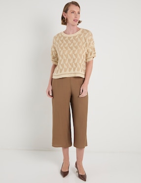 Pantalón easy pant La Mode amplio para mujer