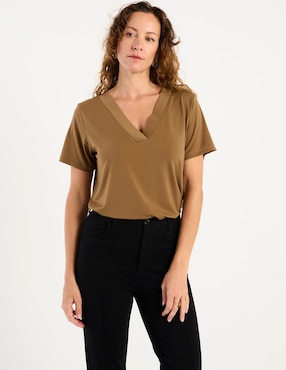 Blusa La Mode manga corta para mujer
