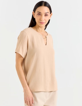 Blusa La Mode manga corta para mujer
