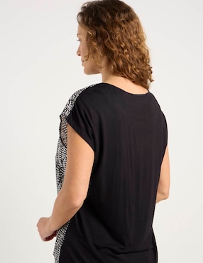Blusa La Mode manga corta para mujer