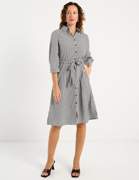 Vestido a la rodilla casual La Mode para mujer
