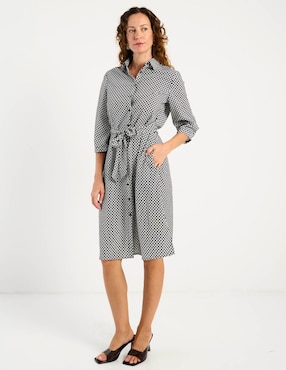 Vestido a la rodilla casual La Mode para mujer