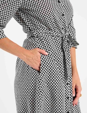 Vestido a la rodilla casual La Mode para mujer