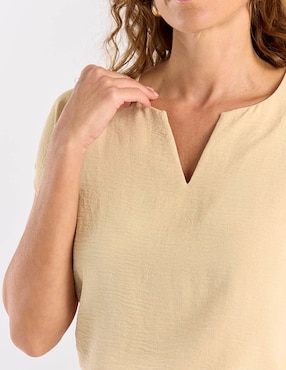 Blusa La Mode manga corta para mujer