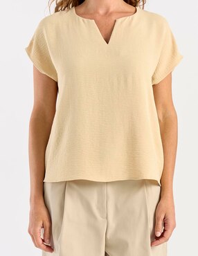Blusa La Mode manga corta para mujer