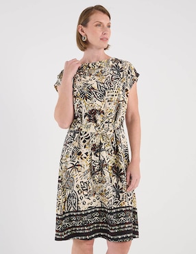 Vestido a la rodilla casual La Mode para mujer