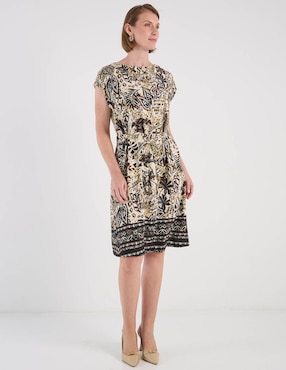 Vestido a la rodilla casual La Mode para mujer
