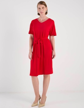 Vestido a la rodilla casual La Mode para mujer