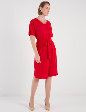 Vestido a la rodilla casual La Mode para mujer