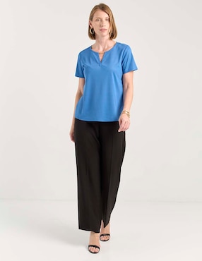 Blusa La Mode manga corta para mujer