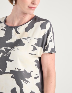 Blusa La Mode manga corta para mujer