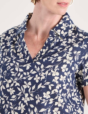 Blusa La Mode manga corta para mujer