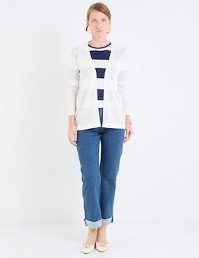 Blusa La Mode manga al codo para mujer