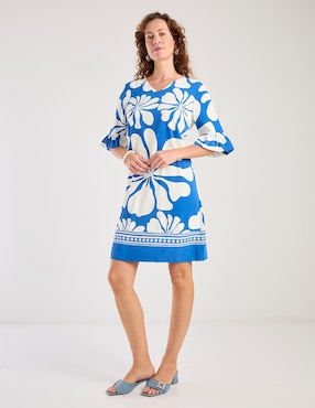 Vestido a la rodilla casual La Mode para mujer