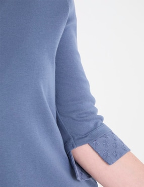 Blusa La Mode manga 3/4 para mujer