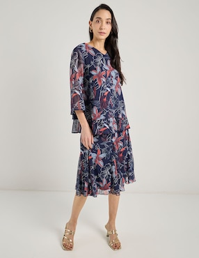 Blusa La Mode manga 3/4 para mujer
