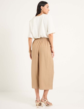 Pantalón capri La Mode amplio para mujer