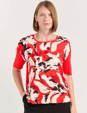 Blusa La Mode manga al codo para mujer