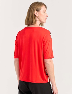Blusa La Mode manga al codo para mujer