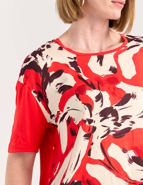 Blusa La Mode manga al codo para mujer