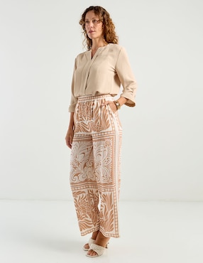 Pantalón relaxed La Mode wide leg para mujer