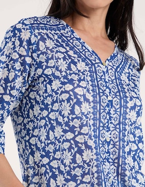 Blusa La Mode manga al codo para mujer