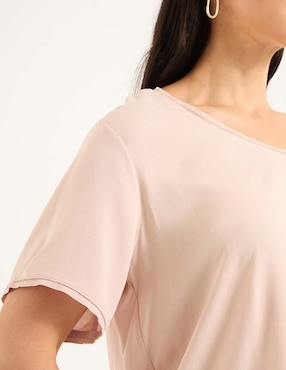 Blusa manga corta para mujer