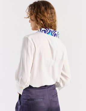 Blusa La Mode manga 3/4 para mujer