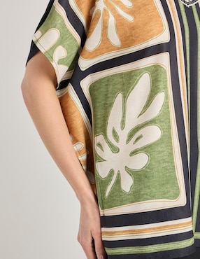 Blusa La Mode manga corta para mujer