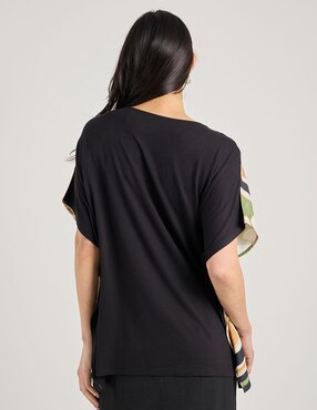 Blusa La Mode manga corta para mujer