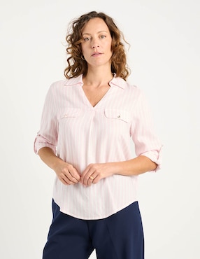 Blusa La Mode manga larga para mujer