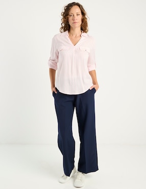 Blusa La Mode manga larga para mujer