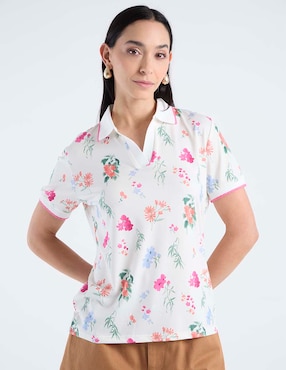 Blusa La Mode manga corta para mujer