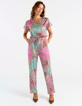 Blusa La Mode manga corta para mujer