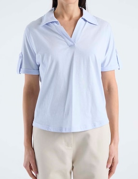 Blusa La Mode manga corta para mujer
