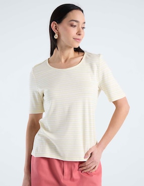 Blusa La Mode manga corta para mujer