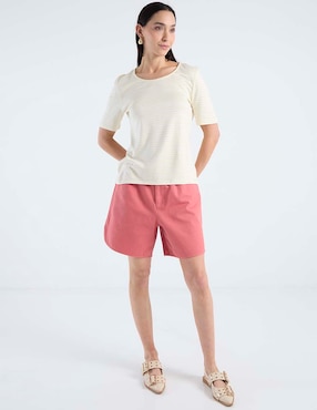 Blusa La Mode manga corta para mujer