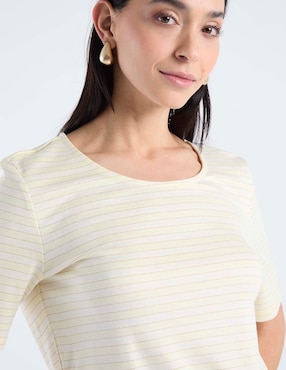 Blusa La Mode manga corta para mujer