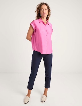 Blusa La Mode manga corta para mujer