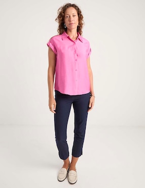 Blusa La Mode manga corta para mujer