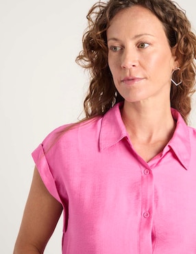 Blusa La Mode manga corta para mujer