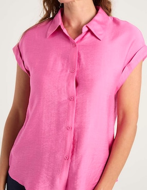 Blusa La Mode manga corta para mujer