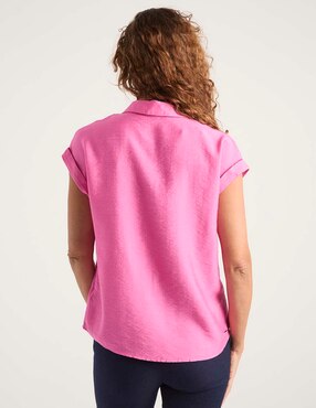 Blusa La Mode manga corta para mujer