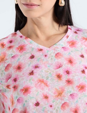 Blusa La Mode manga al codo para mujer