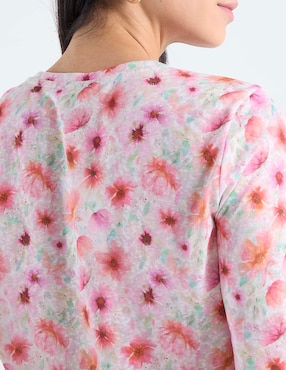 Blusa La Mode manga al codo para mujer